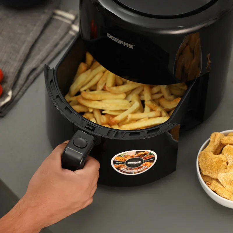 Geepas 3.5 L Digital Air Fryer GAF37512 – Healthy Oil-Free Frying with Adjustable Controls