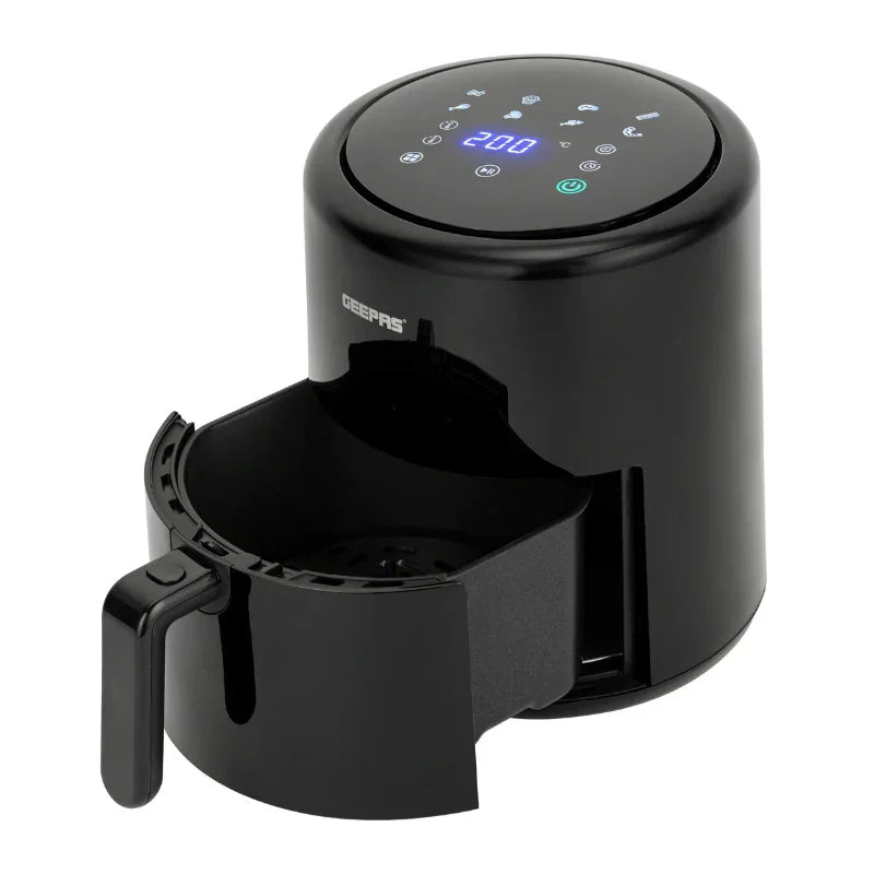 Geepas 3.5 L Digital Air Fryer GAF37512 – Healthy Oil-Free Frying with Adjustable Controls