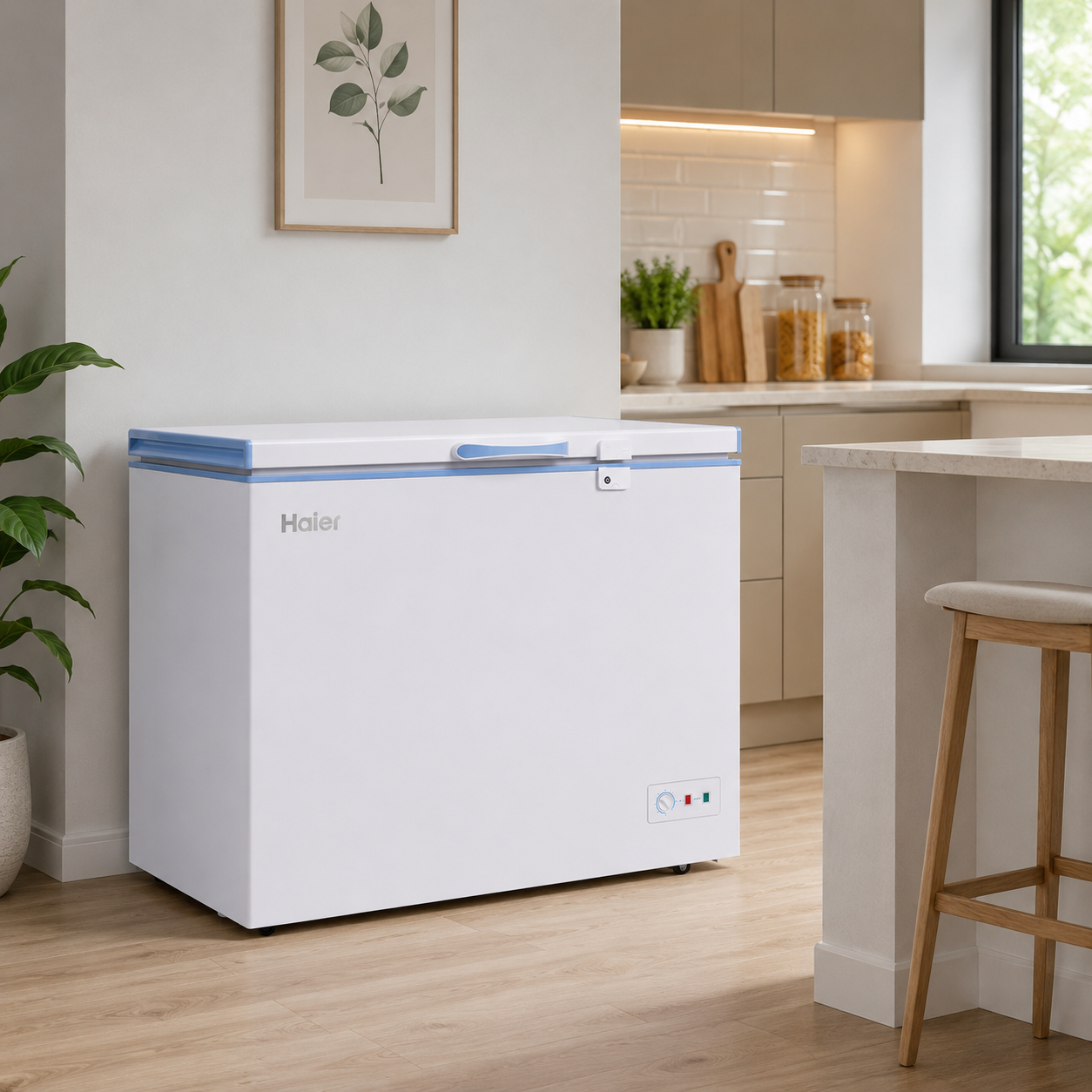 Haier 280L Chest Freezer HCF-281D | 192L Net Capacity | 3 Star Energy Rating | White