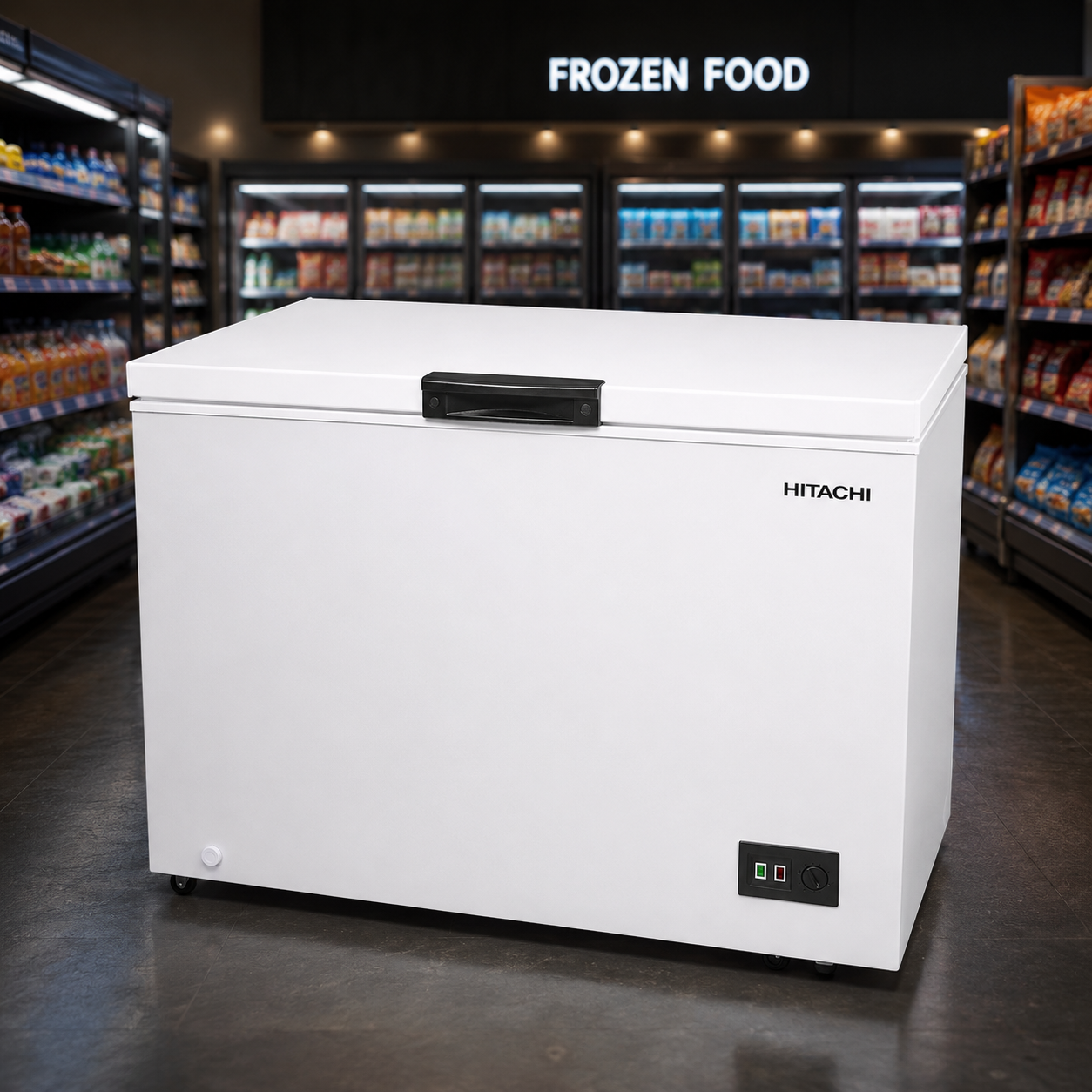 HITACHI 316L Chest Freezer | Static Cooling | 4-Star Freezer | White | HRCS11316MNW