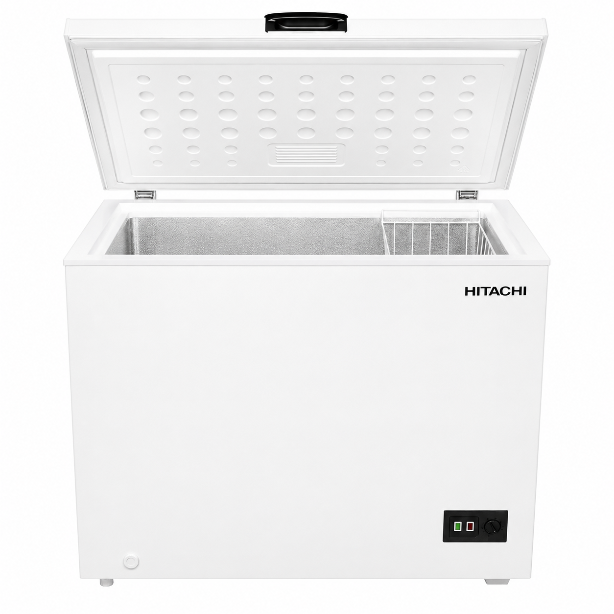 HITACHI 200L Chest Freezer | Static Cooling | Mechanical Temperature Control | White | HRCS9200MNWGF