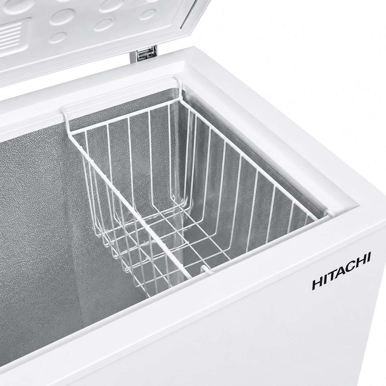 HITACHI 200L Chest Freezer | Static Cooling | Mechanical Temperature Control | White | HRCS9200MNWGF