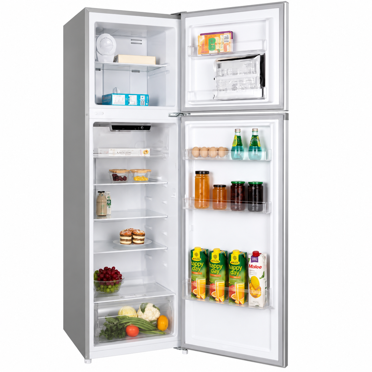 Haier 327L Top Mount Refrigerator HRF-327SS | Twin Inverter | Frost Free | Silver