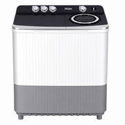 Haier HWM105-M186 Semi Automatic Top Load Washing Machine 10.5KG | Twin Tub Washer | White