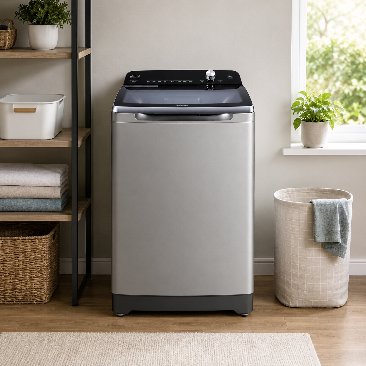 Haier 15KG Fully Automatic Top Load Washing Machine HWM150-1678 | Storm Wash | 1300 RPM | Fuzzy Logic | Child Lock