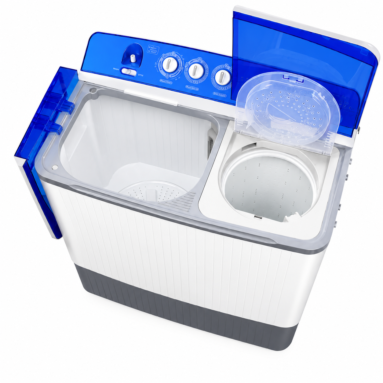 Haier Twin Tub Washing Machine 18KG HWM215-1128S-N | Air Dry | Magic Filter | Heavy Duty Performance