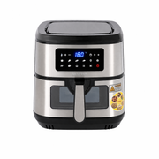 Krypton Digital Air Fryer KNAF6590 | 7.5L Capacity | Double Heating | Oil-Free Cooking | LED Touch