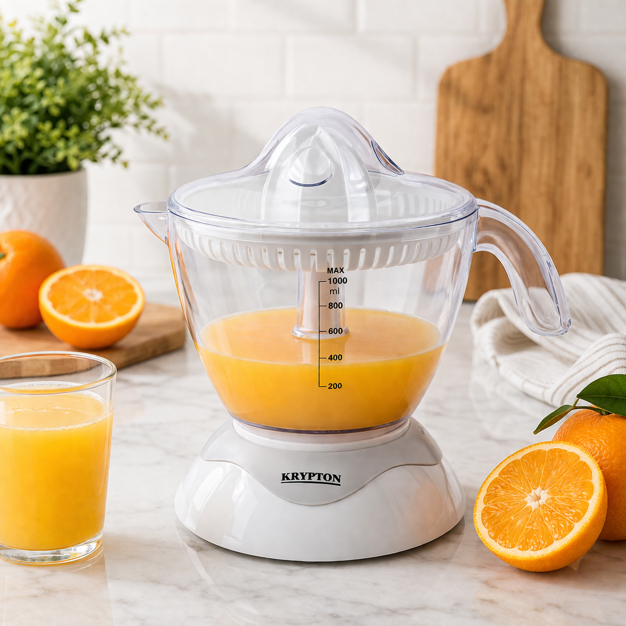 Krypton Citrus Juicer KNCJ5117 | 1.0L Capacity | 30W Electric Juicer | Fresh Juice Maker