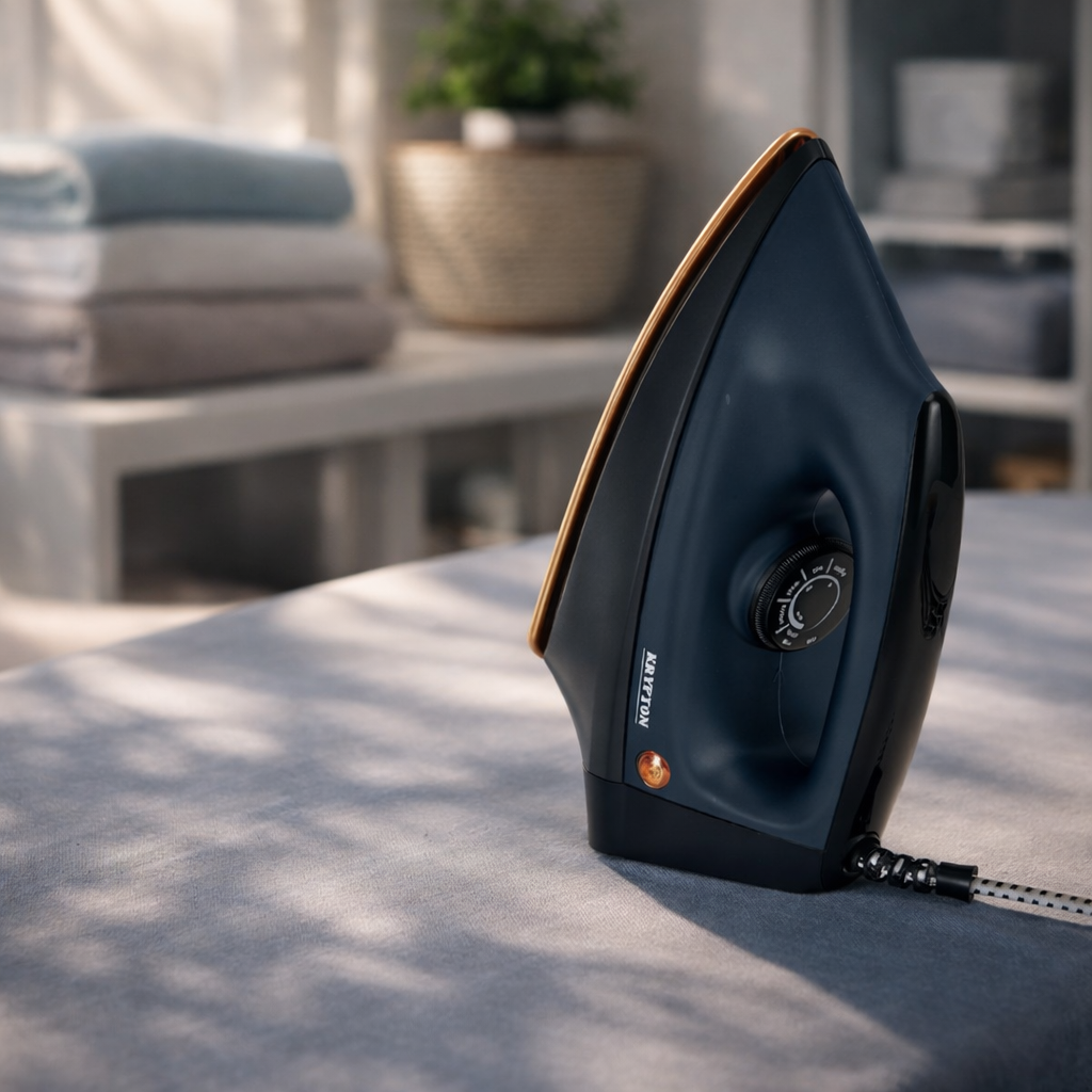 Krypton Ceramic Heavy Dry Iron KNDI6685 | 1200W | Auto Shut-Off | Ceramic Soleplate