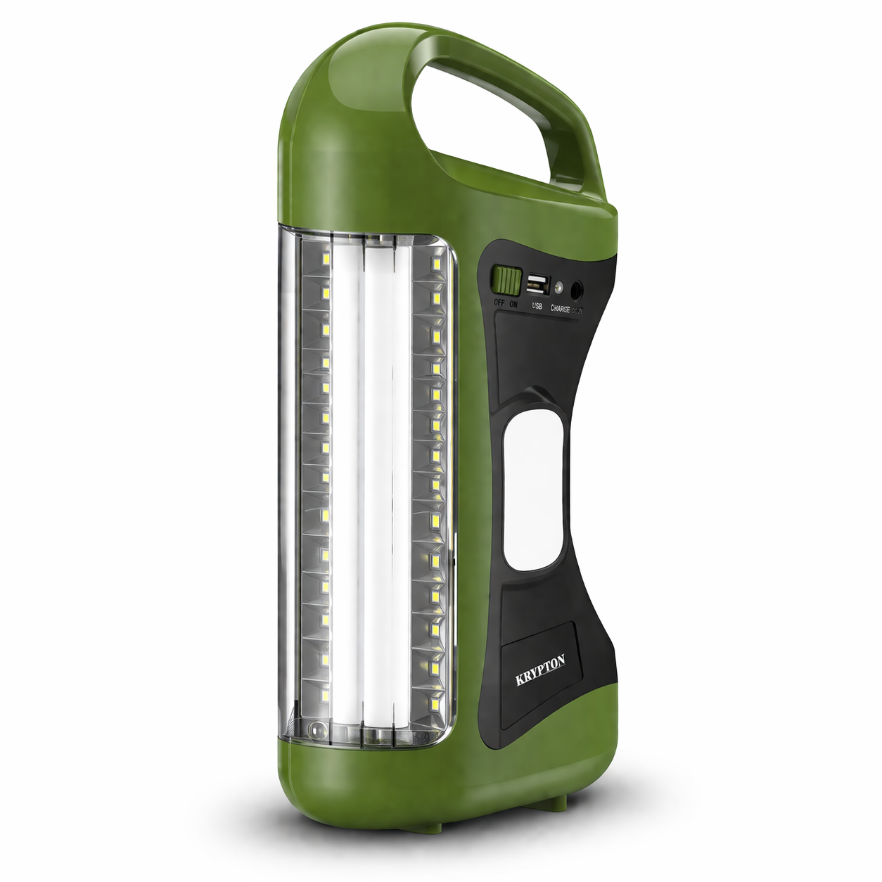 Krypton Rechargeable LED Lantern KNE5500 | 60 Hours Backup | USB Output & Solar Charging