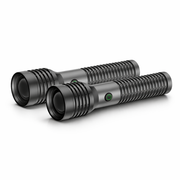 Krypton Zoomable LED Flashlight 2PCS Combo KNFL5517Z | 1000 Lumens | Rechargeable Torch