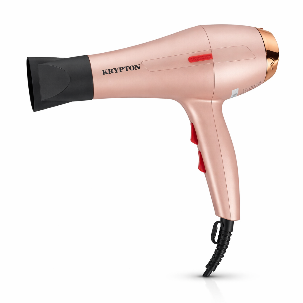 Krypton Hair Dryer KNH6561 | 1600W Turbo Motor | 3 Heat & 2 Speed Settings