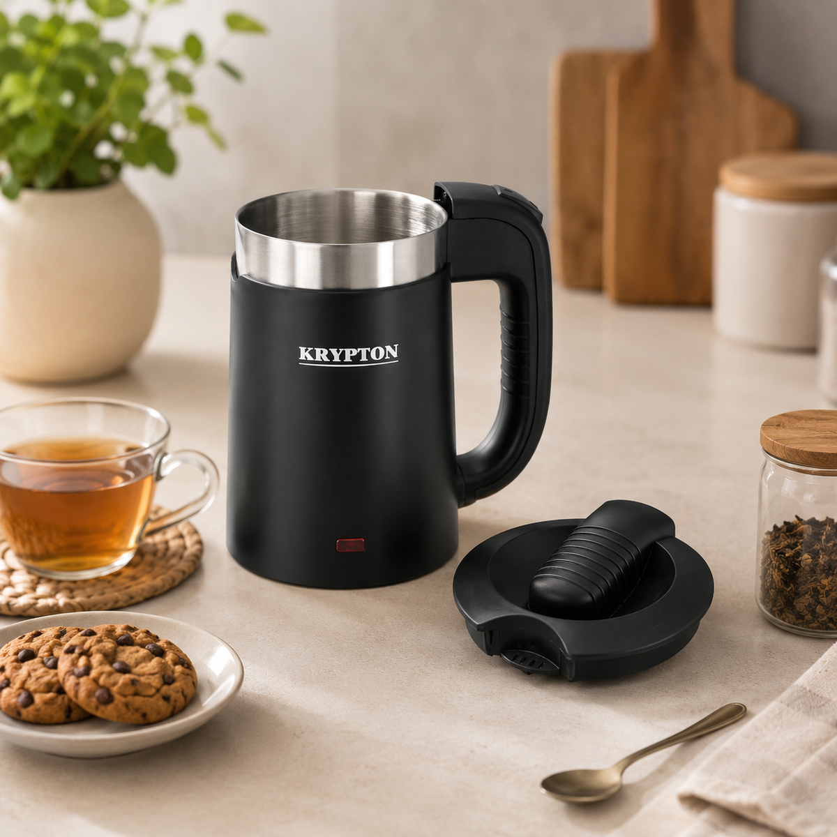 Krypton KNK6152 0.5L Stainless Steel Kettle | 600W