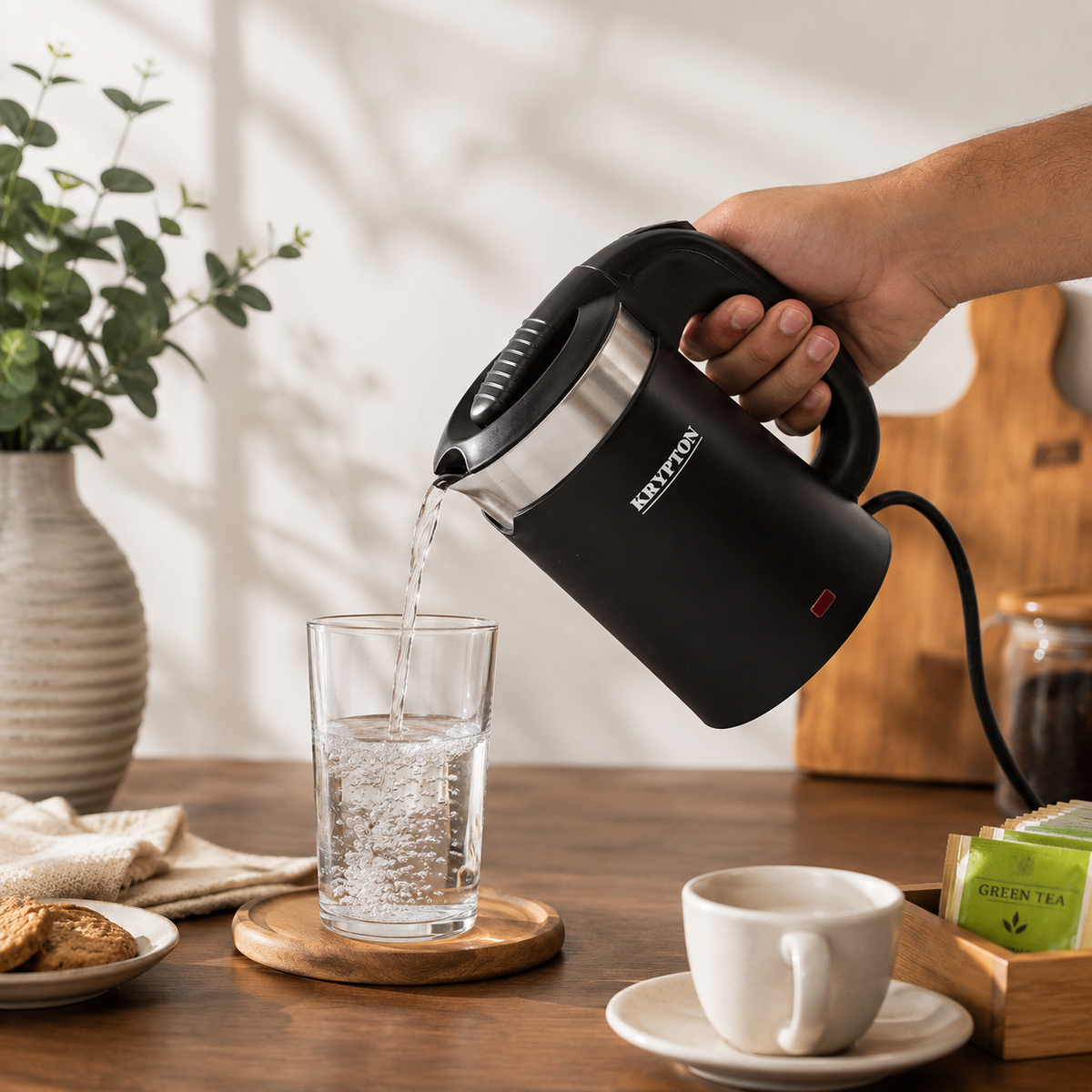 Krypton KNK6152 0.5L Stainless Steel Kettle | 600W