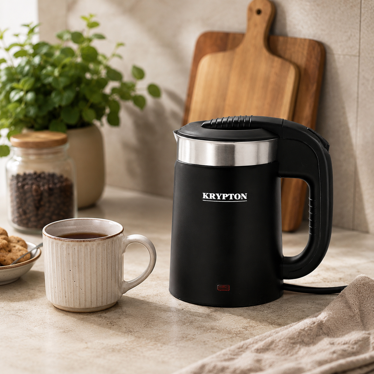 Krypton KNK6152 0.5L Stainless Steel Kettle | 600W