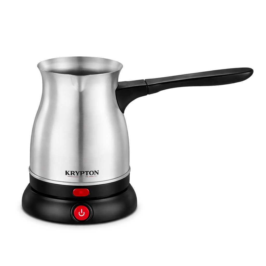 Krypton Turkish Coffee Maker KNK6695 | 0.8L Capacity | 800W | Stainless Steel Coffee Pot