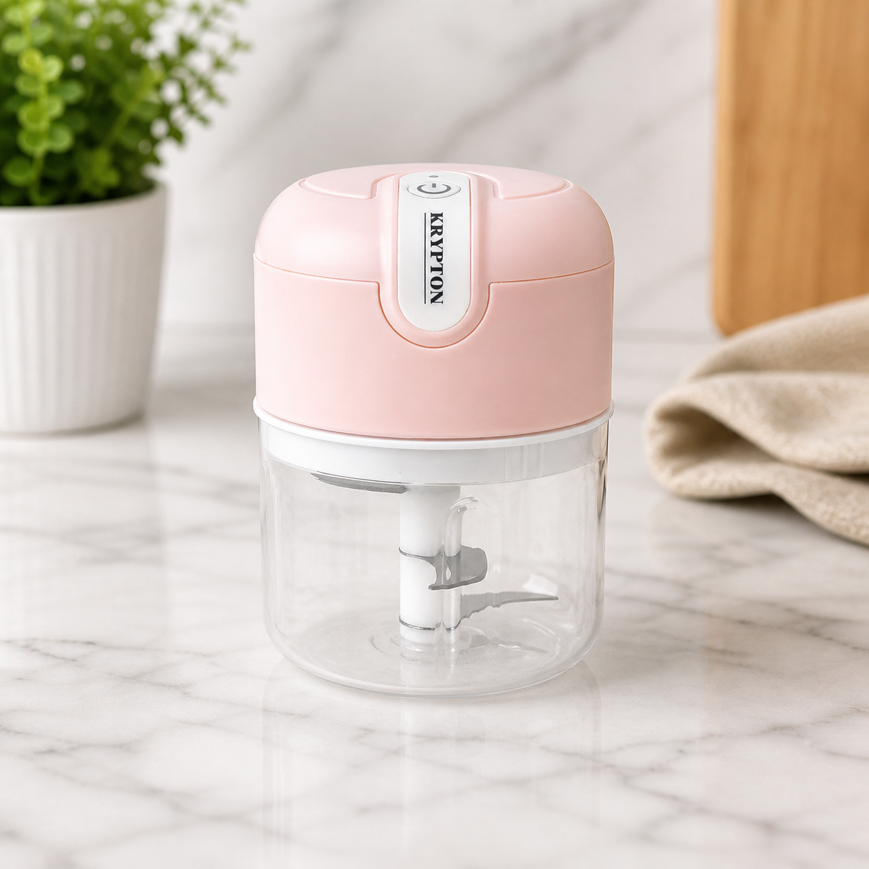 Krypton Rechargeable Mini Chopper KNMC6299 | 250ML Portable Food Chopper | USB Powered