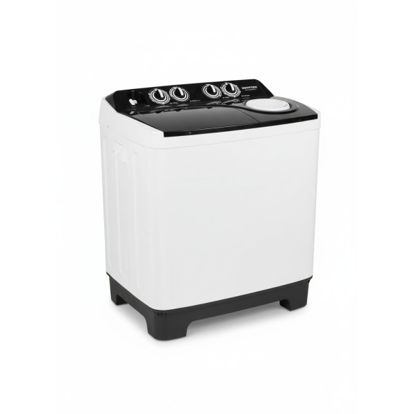 Krypton Twin Tub Washing Machine KNSWM6617 | 12KG Capacity | Air Dry | Powerful Motor