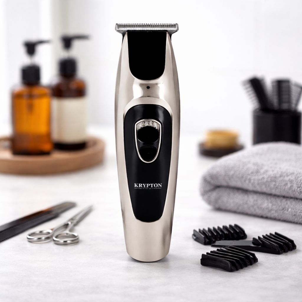 Krypton Professional Hair Clipper KNTR6088N | Lithium Battery | Stainless Steel Blade | USB Rechargeable