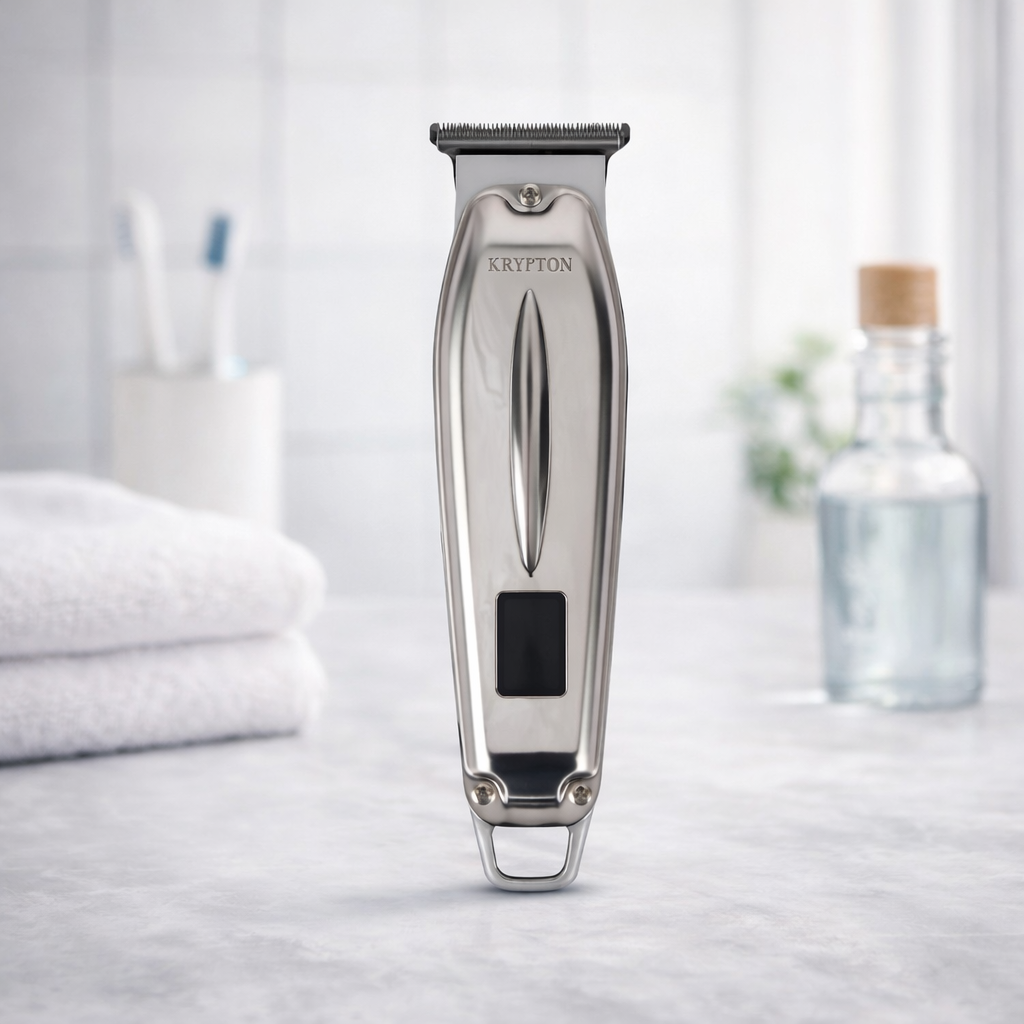 Krypton Digital Rechargeable Trimmer KNTR6090N | Lithium Battery | 20H Runtime | Hair Clipper