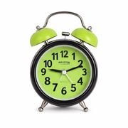 Krypton Bell Alarm Clock KNWC6586 | Double Bell Loud Alarm | Light Function | Analog Quartz Clock