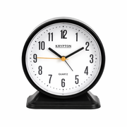 Krypton Beep Alarm Clock KNWC6588 | Analog Quartz Clock | Silent Sweep | Battery Operated