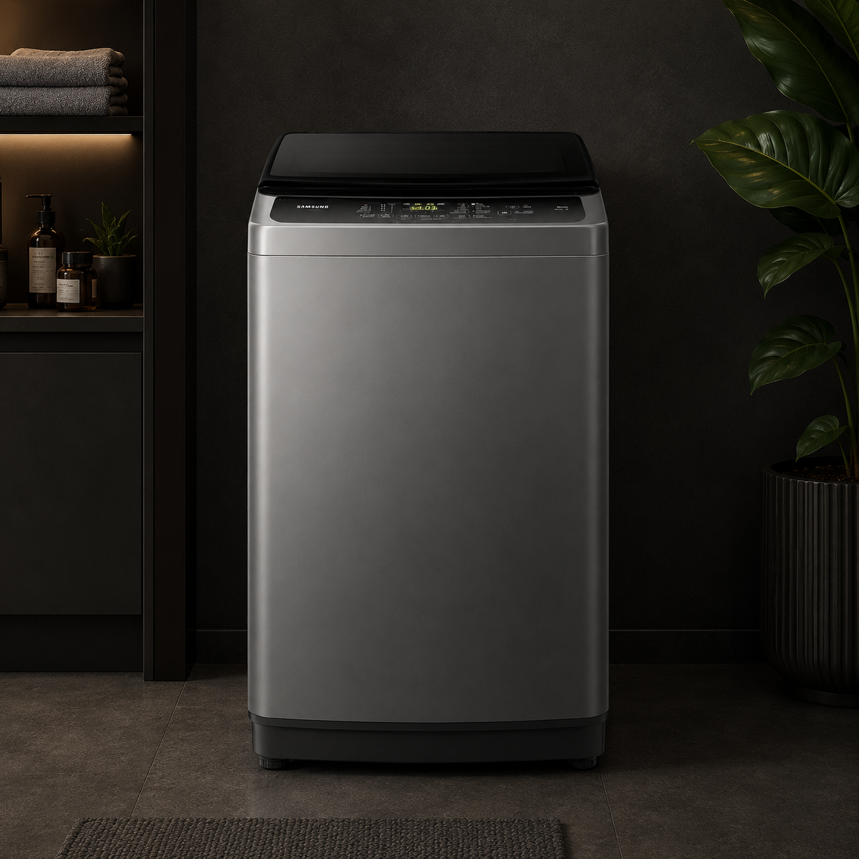KELON 9kg Fully Automatic Top Load Washing Machine | Digital Display | 10 Wash Programs | 800 RPM | Titanium Grey | KWT9JAT