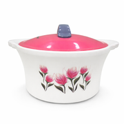 Kitchenmark 3500ML Insulated Casserole | BPA Free Food Warmer | Hot & Cold Storage | Rose Design