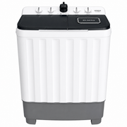 HITACHI 9kg Semi Automatic Twin Tub Washing Machine | Air Jet Dry | Zen Wave Impeller | Mercury Grey | LTT-09JWT-MRG