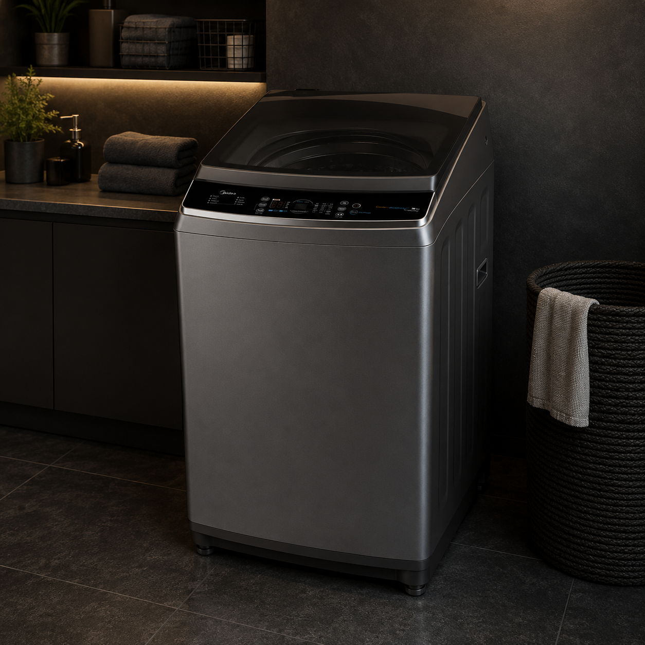 Midea 15KG Top Load Fully Automatic Washing Machine with Inverter Quattro MA200W150DH/GK-KW