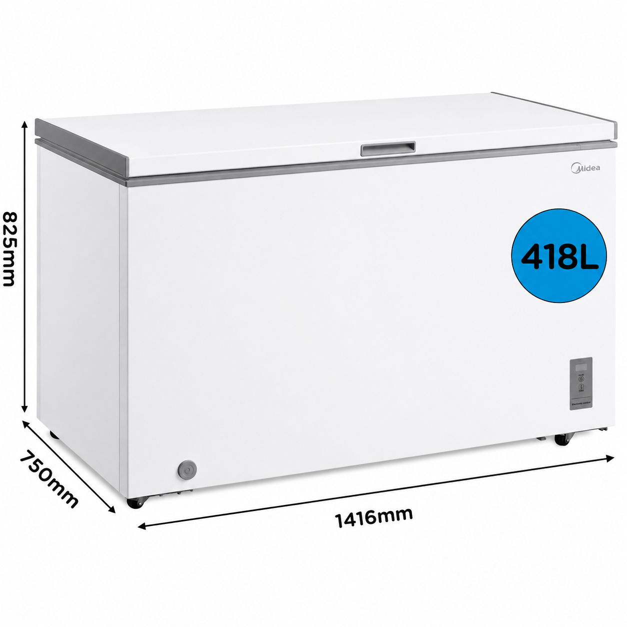 Midea Chest Freezer 543L Gross 418L Net MDRC564FZE01OM