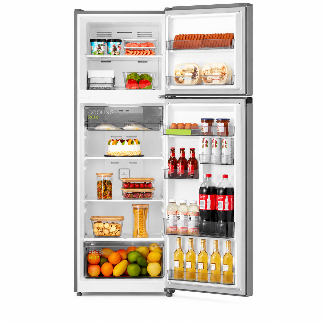 Midea 338L Top Mount No Frost Refrigerator with Inverter & Active-C Fresh MDRT489MTE46AE