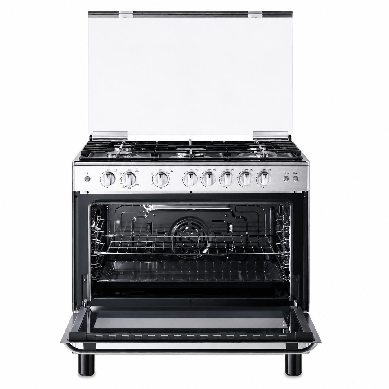 Midea 90×60cm Gas Cooker with XpressGrill Infrared Burner & Convection MFO-MG36LE(SS)