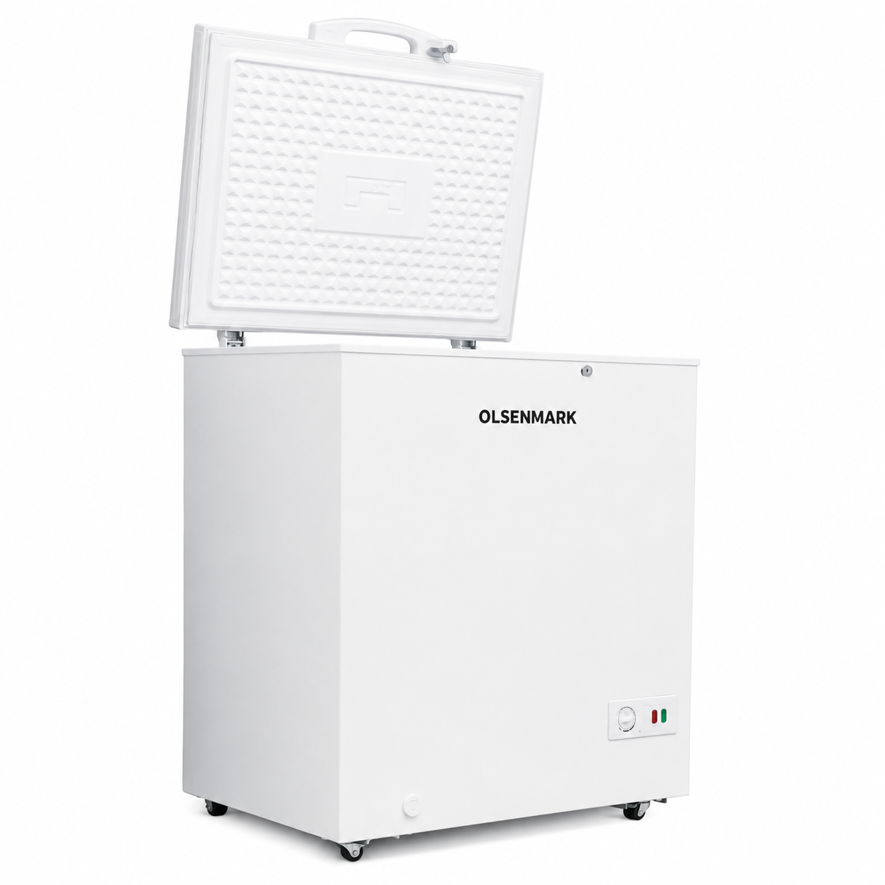 Olsenmark OMCF5003 170L Chest Freezer | Fast Freeze | Adjustable Thermostat | White