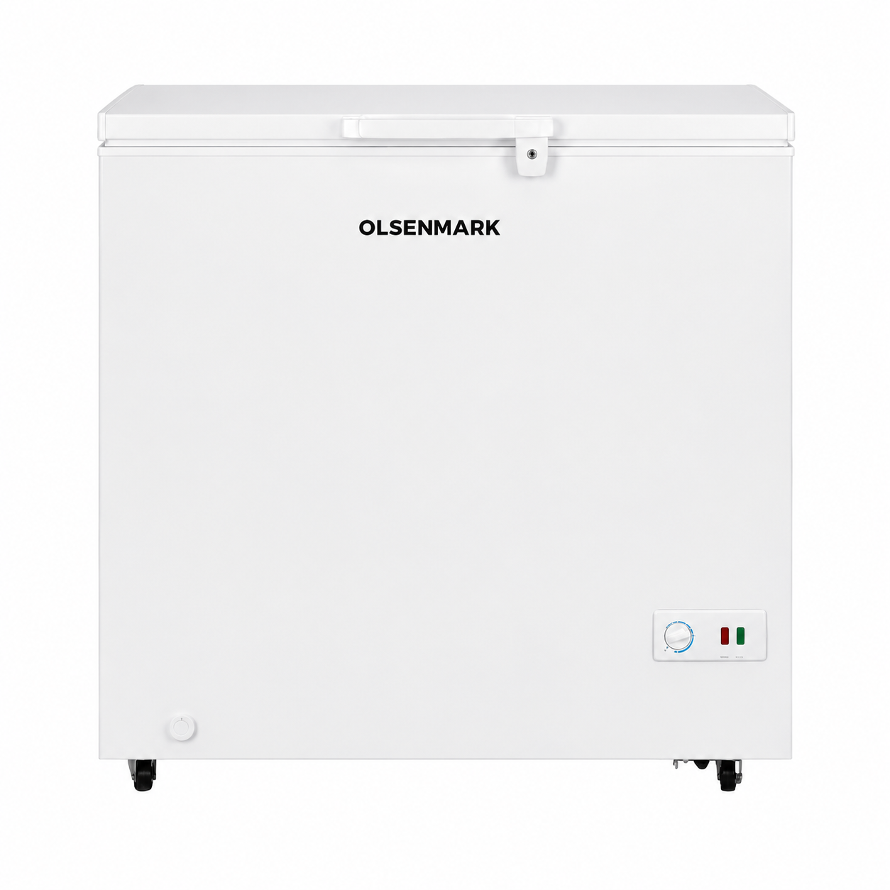 Olsenmark OMCF5007 300L Chest Freezer | Adjustable Thermostat | Door Lock & Key | White