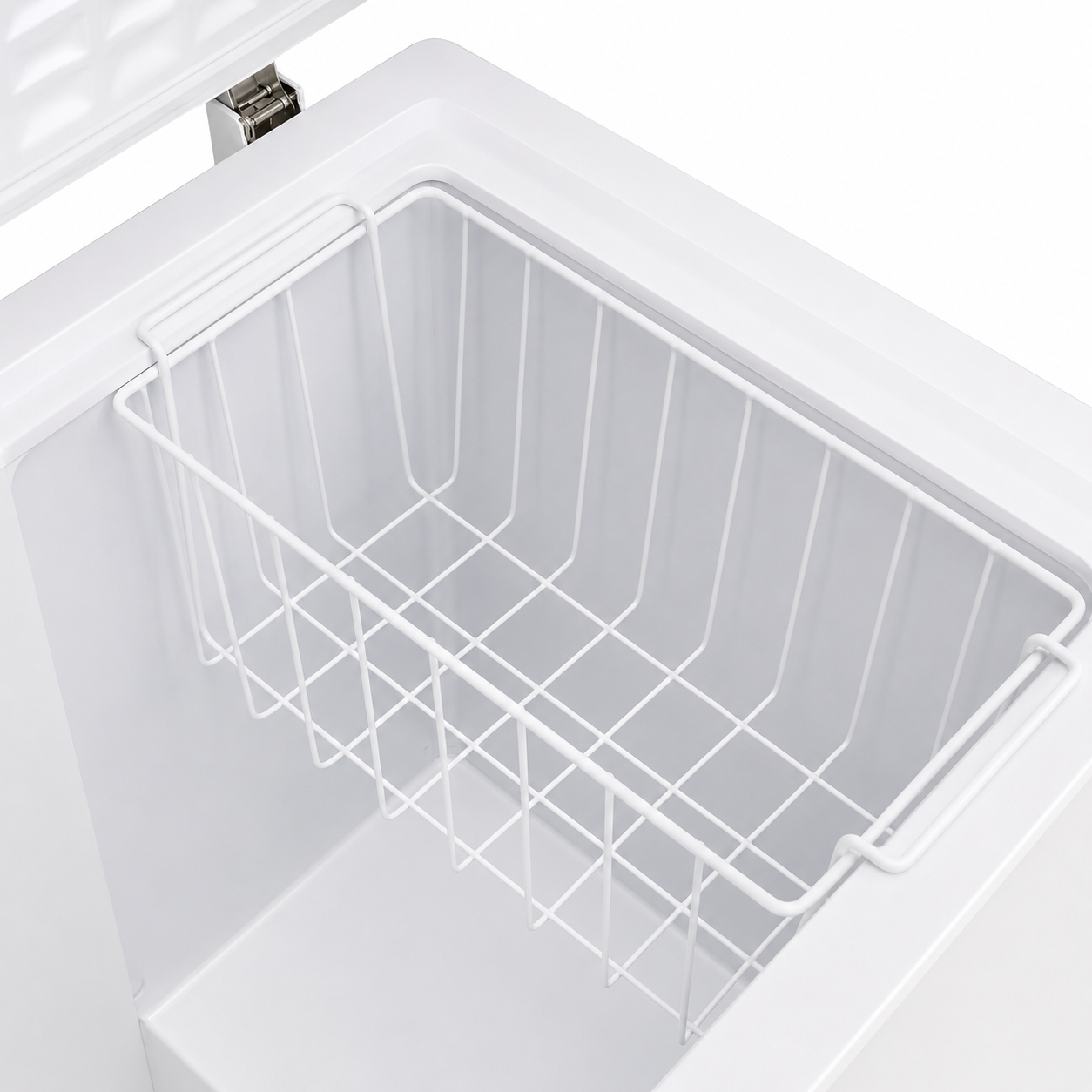 Olsenmark OMCF5007 300L Chest Freezer | Adjustable Thermostat | Door Lock & Key | White