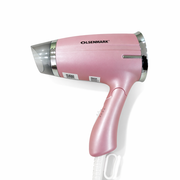 Olsenmark OMH4008 Mini Hair Dryer 1400W | Foldable Handle | 3 Heat Settings | Safety Cut-Off | 2 Years Warranty