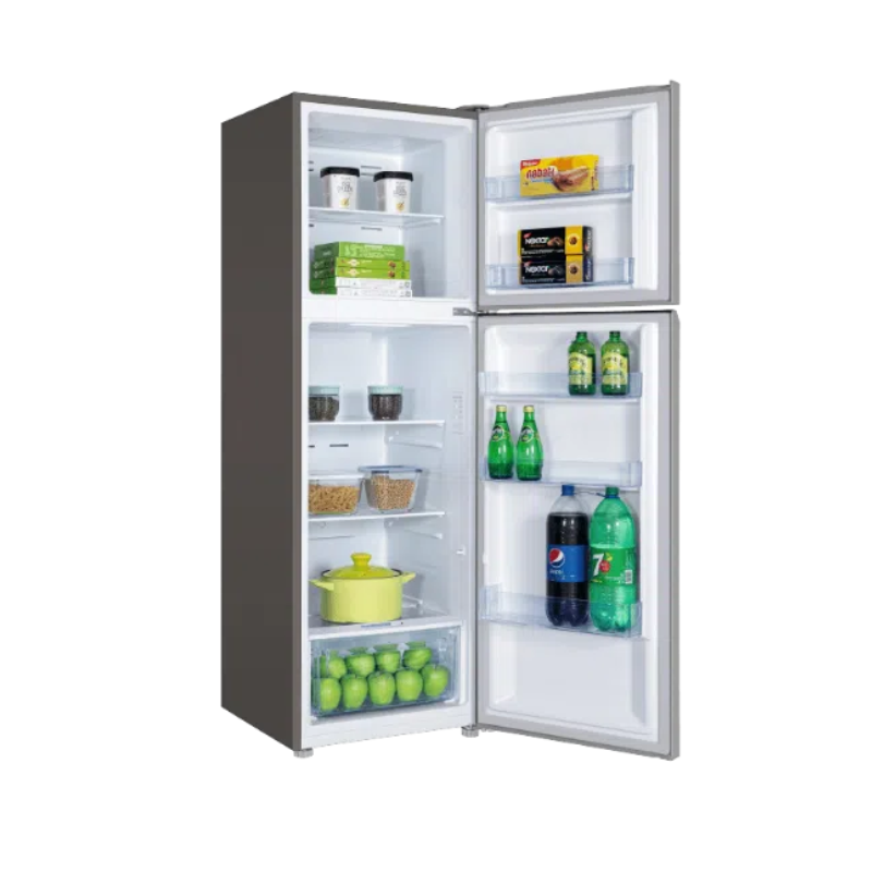 TCL P480TMN Top Mount Refrigerator – 370L, Inverter Compressor, No Frost, Inox