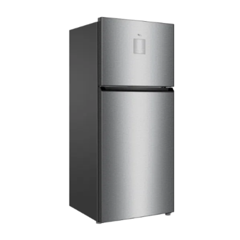 TCL P550TMN Top Mount Refrigerator – 420L, No Frost, Silver, A+ Energy