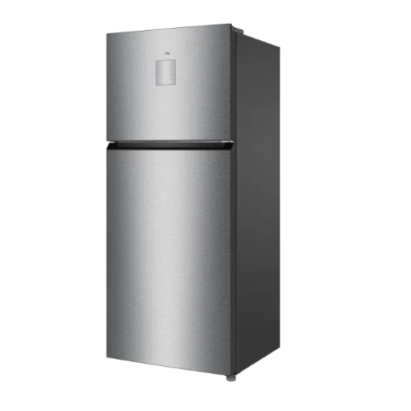 TCL P550TMN Top Mount Refrigerator – 420L, No Frost, Silver, A+ Energy