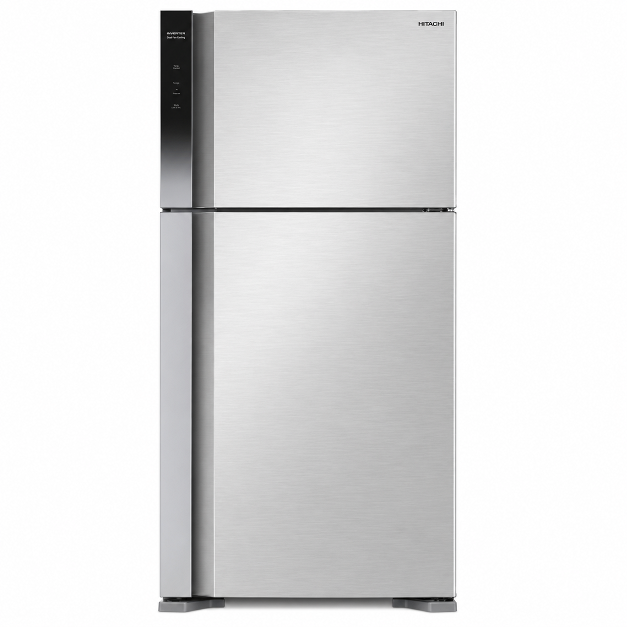 HITACHI 550L Double Door Refrigerator | Inverter Dual Fan Cooling | Brilliant Silver | R-V760PK7K