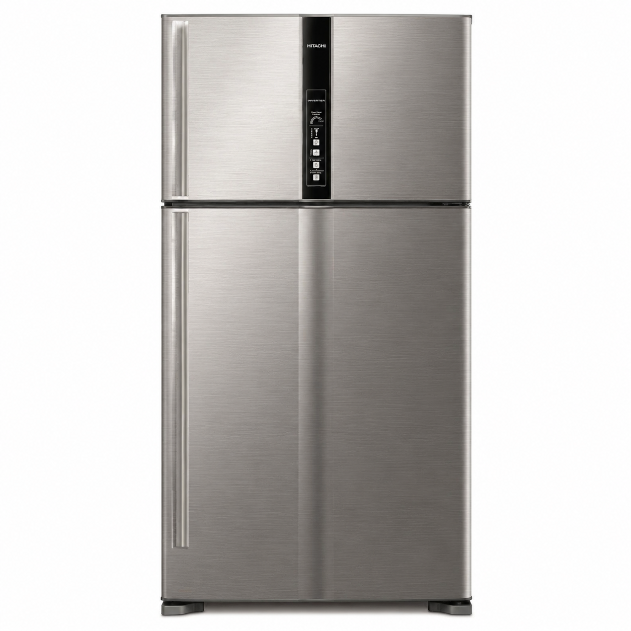 HITACHI 820L Double Door Refrigerator | Inverter Control | No Frost | Silver | R-V820PUK1KBSL