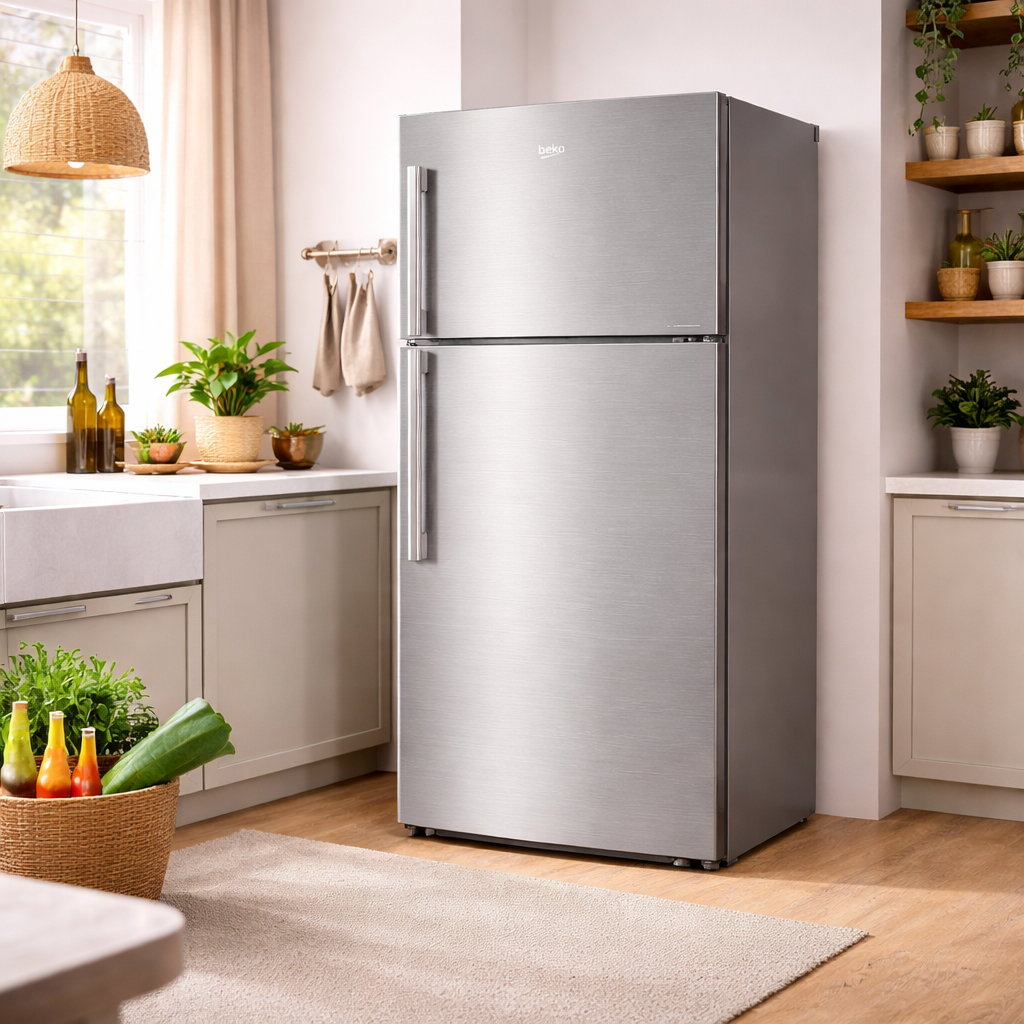 Beko 560L Top Mount Refrigerator RDNE630K2VXP – No Frost, Pro Smart Inverter Compressor