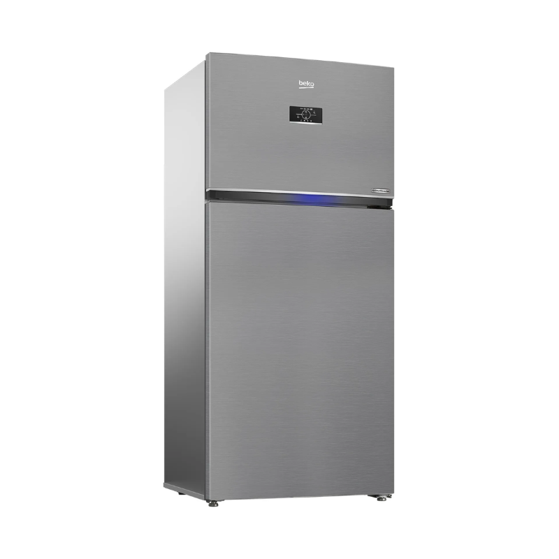 Beko 650L Double Door Refrigerator RDNE850XS – Inverter, No Frost, Titanium Inox