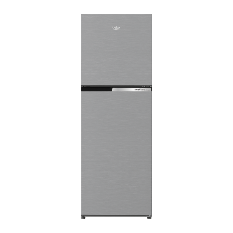Beko 250L Top Freezer Refrigerator RDNT300XS – Inverter, No Frost, Brushed Silver