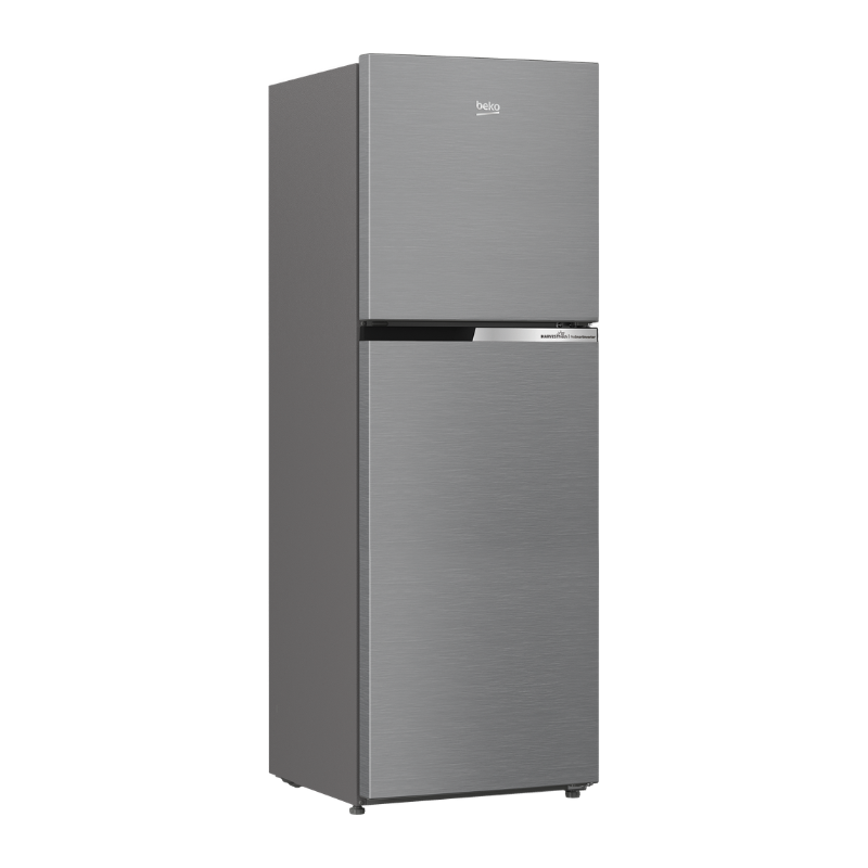 Beko 250L Top Freezer Refrigerator RDNT300XS – Inverter, No Frost, Brushed Silver