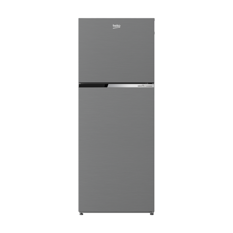 Beko 409L Top Freezer Refrigerator RDNT401XS with ProSmart Inverter & No Frost – Brushed Silver
