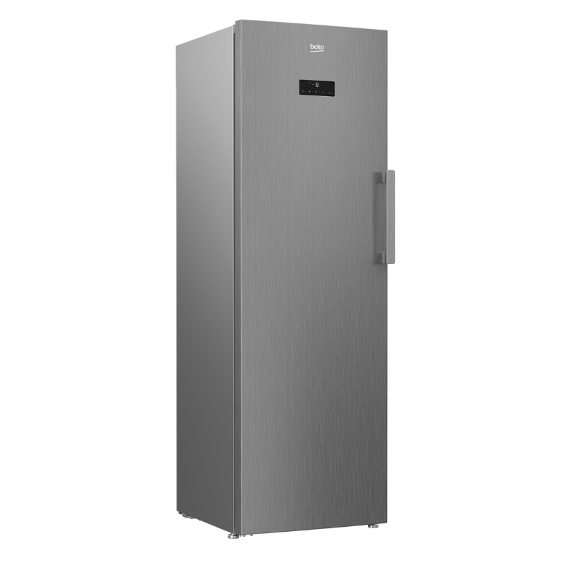 فريزر بيكو قائم 350 لتر RFNE350E23PX – نوفروست، تيتانيوم اينوكس، 8 أدراج