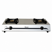 RINNAI RI-512E 2 Burner Table Top Gas Cooker | Stainless Steel | LPG | Manual Ignition