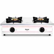 RINNAI RT-702SCC Automatic 2 Burner Table Top Gas Cooker | Double Ring Burners | 10.5kW | Stainless Steel